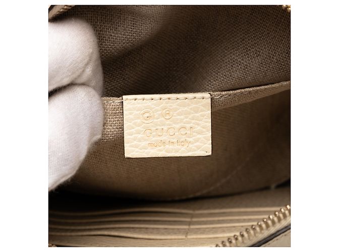 Borsa a tracolla Gucci Beige GG Canvas Bree - vista 5