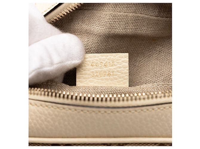 Borsa a tracolla Gucci Beige GG Canvas Bree - vista 6