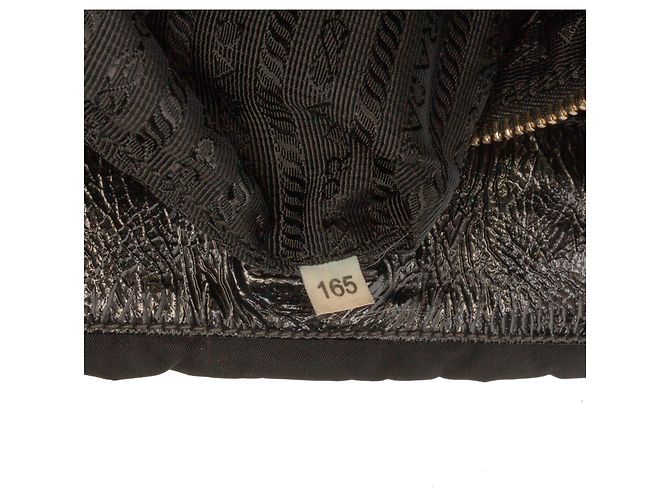 Prada Schwarze Tessuto Pietre Schmuck Tote - Ansicht 6