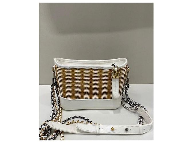 Chanel Piccola borsa in vimini Gabrielle Beige - vista 2