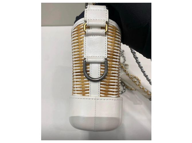 Chanel Piccola borsa in vimini Gabrielle Beige - vista 5
