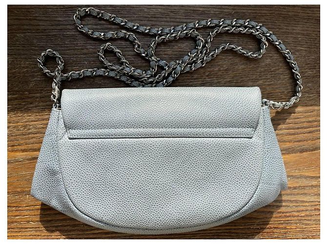 Wallet On Chain Chanel Portafoglio Halfmoon su catena Grigio - vista 4