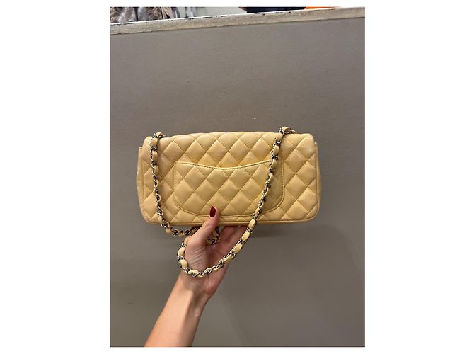 Chanel clásico atemporal este-oeste Beige - vista 5