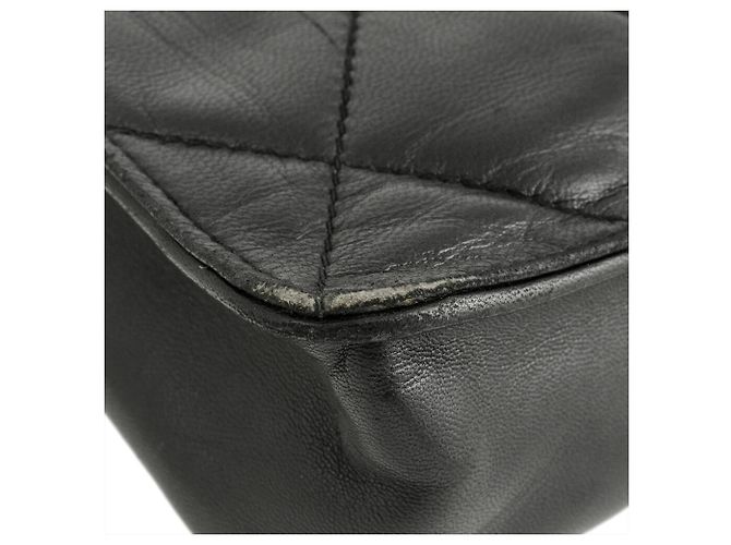 Borsa a Spalla Chanel Matelassé Coco Mark con Catena Nero - vista 5