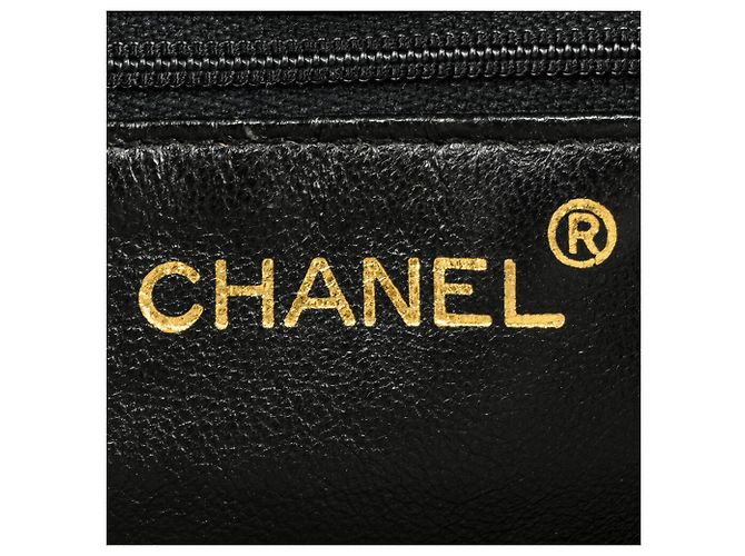 Borsa a Spalla Chanel Matelassé Coco Mark con Catena Nero - vista 7