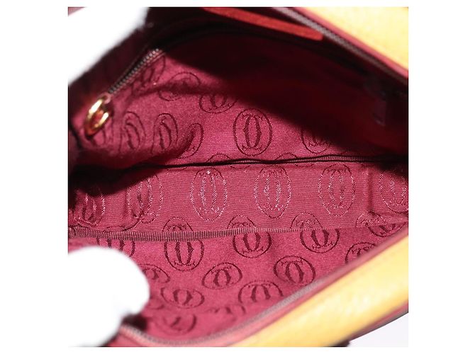 Tasseled Must de Cartier Leather Beige - vista 5