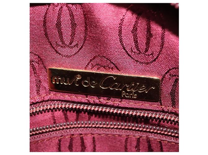 Tasseled Must de Cartier Leather Beige - vista 6
