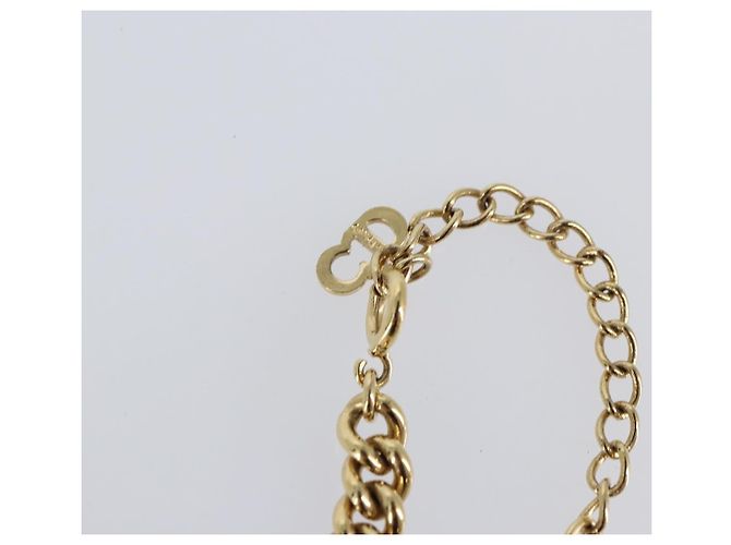 Collar de eslabones CD Christian Dior de metal con cristales - vista 7