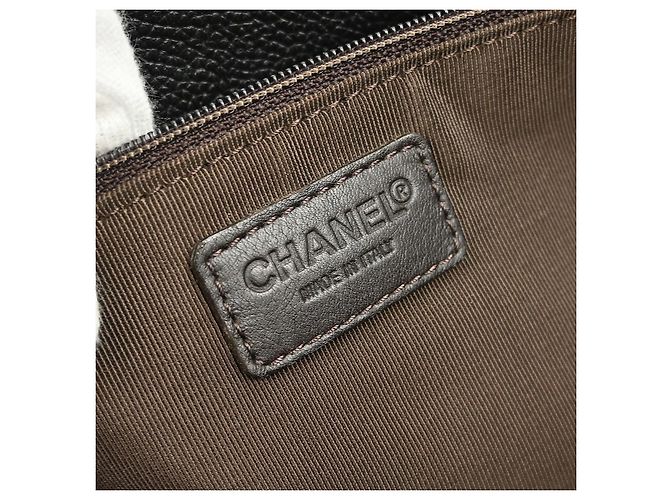 Chanel Cerf Executive Tote aus Leder Mittel Schwarz - Ansicht 6