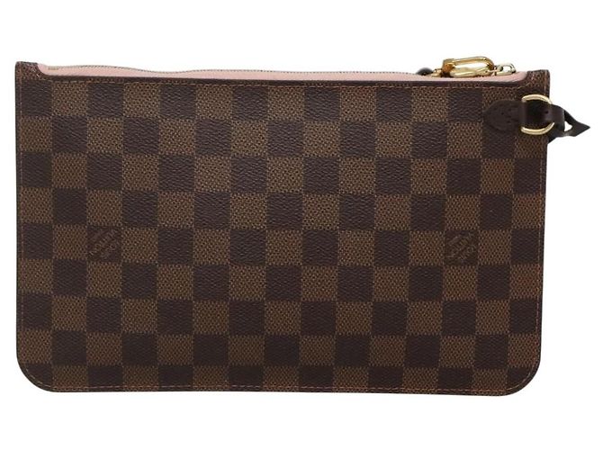 Pochette Damier MM Neverfull di Louis Vuitton Marrone - vista 2