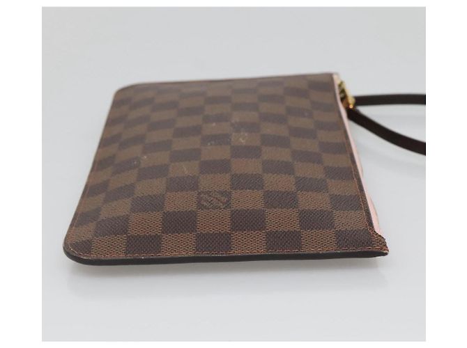 Pochette Damier MM Neverfull di Louis Vuitton Marrone - vista 4