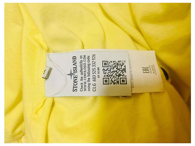 Giacca Crincle Reps Stone Island Giallo - vista 10