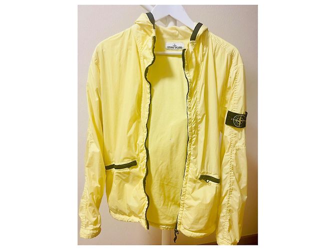 Giacca Crincle Reps Stone Island Giallo - vista 4
