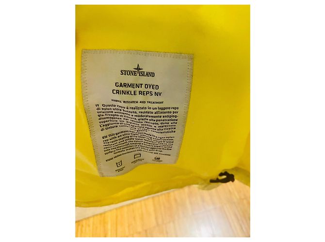 Giacca Crincle Reps Stone Island Giallo - vista 9