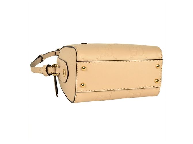 Borsa Gucci GG Super Mini 2 in 1 Beige - vista 4