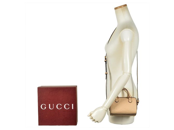 Borsa Gucci GG Super Mini 2 in 1 Beige - vista 7