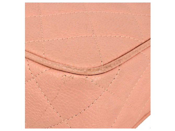 Borsa a spalla a catena matelassé rosa di Chanel - vista 5