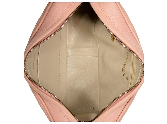 Borsa a spalla a catena matelassé rosa di Chanel - vista 6