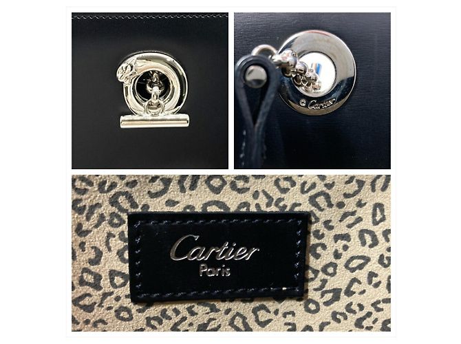 Borsa Tote Panthère di Cartier Nero - vista 9