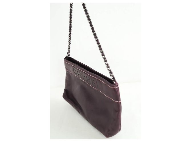 Borsa a Spalla Chanel 19 in Pelle Viola Porpora - vista 3