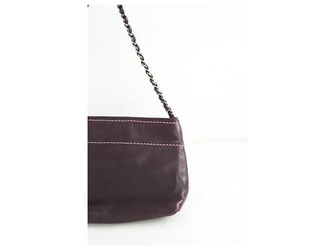 Borsa a Spalla Chanel 19 in Pelle Viola Porpora - vista 4