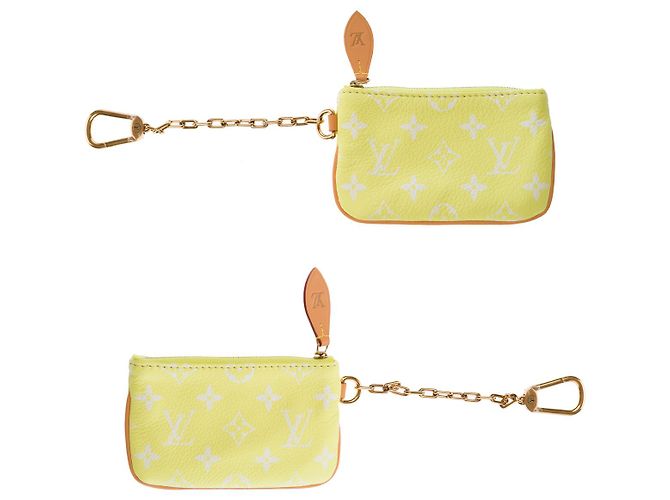 Borsa LOUIS VUITTON Speedy in Tela Gialla - 102940 Giallo - vista 14