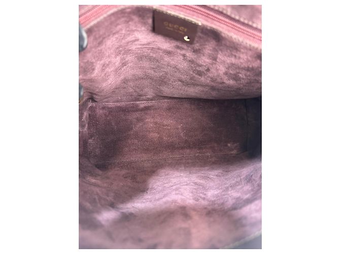Borsa a spalla/a mano Gucci in pelle marrone 282 - vista 12