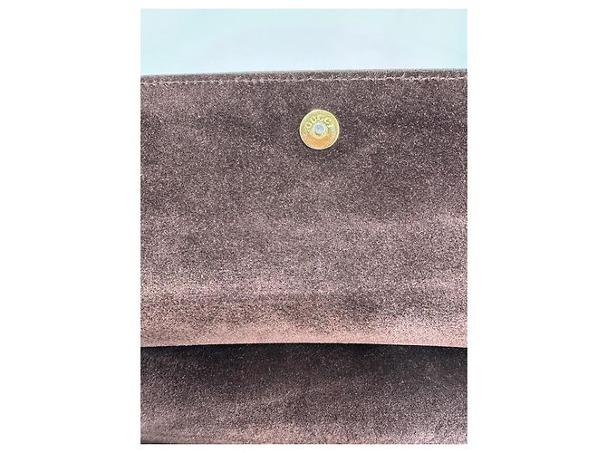 Borsa a spalla/a mano Gucci in pelle marrone 282 - vista 15