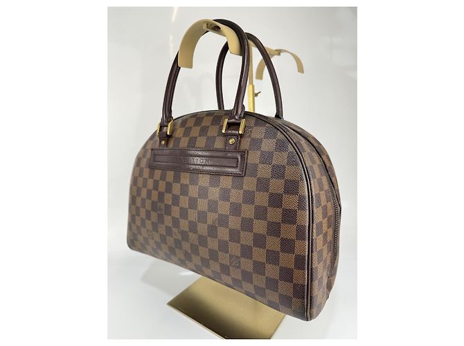 Borsa in pelle Nolita Louis Vuitton pelle marrone 284 - vista 4