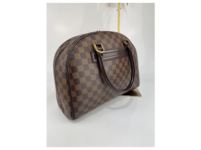 Borsa in pelle Nolita Louis Vuitton pelle marrone 284 - vista 5