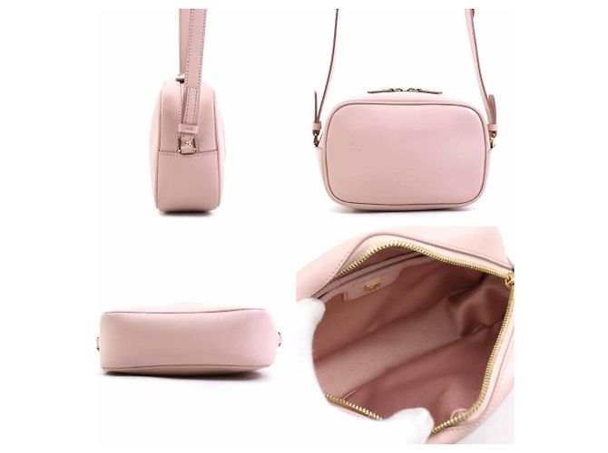 Borsa a Spalla in Pelle Gancini di Salvatore Ferragamo Rosa - vista 2