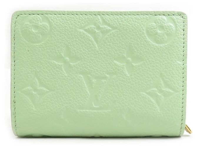 Louis Vuitton Bi-fold Wallet in Green Monogram Empreinte - view 2