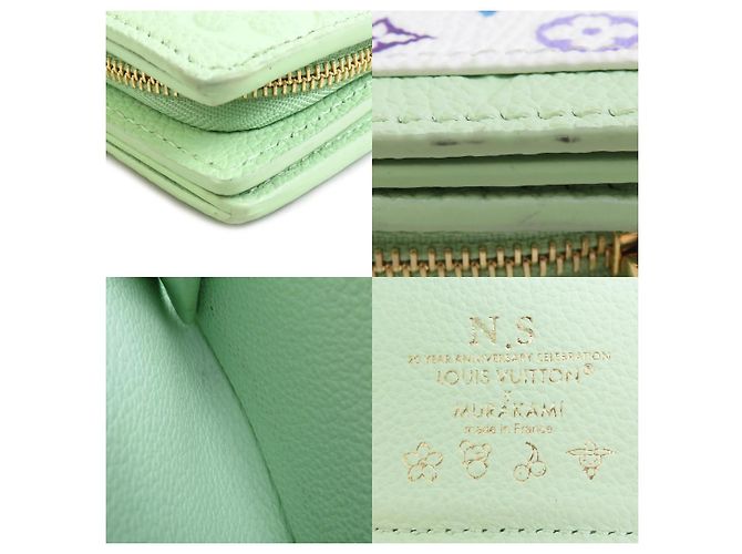 Louis Vuitton Bi-fold Wallet in Green Monogram Empreinte - view 5