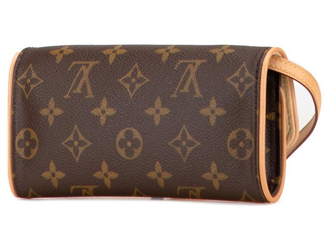 Louis Vuitton Monogram Pochette Twin PM Umhängetasche Braun - Ansicht 2