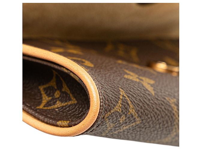 Louis Vuitton Monogram Pochette Twin PM Umhängetasche Braun - Ansicht 5