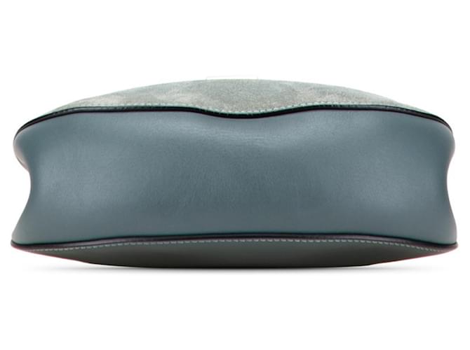 Borsa a Spalla Chloé Drew Chain Blu - vista 3