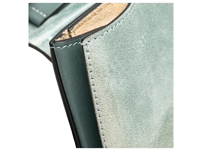 Borsa a Spalla Chloé Drew Chain Blu - vista 4
