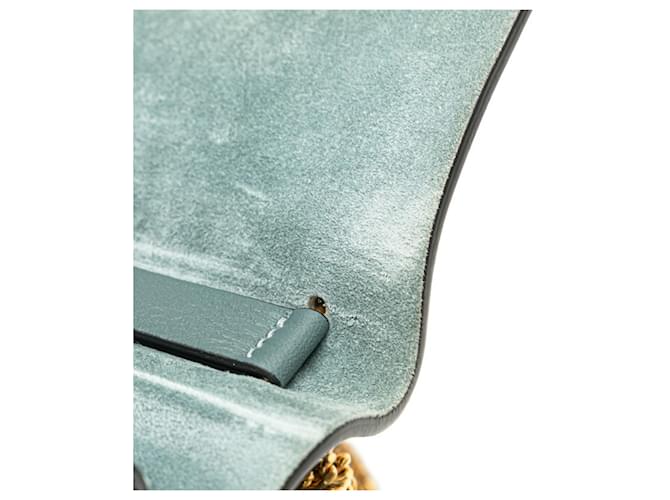 Borsa a Spalla Chloé Drew Chain Blu - vista 5