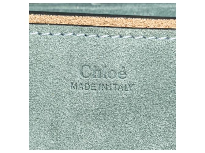 Borsa a Spalla Chloé Drew Chain Blu - vista 8