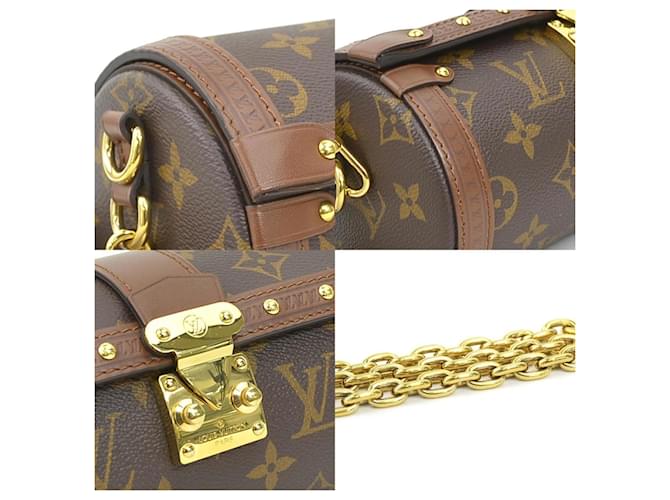 Borsa a mano Papillon Trunk Monogram Louis Vuitton Marrone Monogramma - vista 3