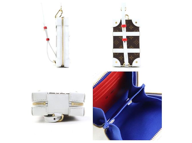Bolso bandolera Monogram Soft Trunk LV x NBA de Louis Vuitton Castaño Blanco Monograma - vista 2
