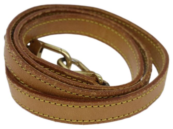 Manico Corto in Pelle Vachetta Louis Vuitton Beige - vista 2