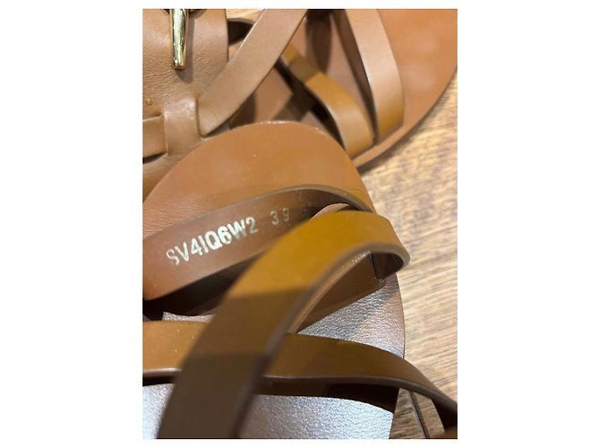 Valentino Garavani V logo Sandals 39 Marrone - vista 5
