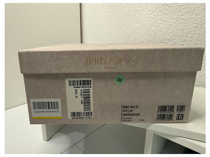 Jimmy Choo Bing 100 Smoky Black Acryl Gr 37 Schwarz - Ansicht 12