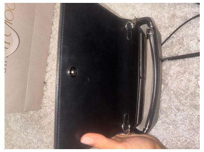 Jimmy Choo CARTERA/CADENA | U OSPA | 230 NEGRO/BLANCO Plata - vista 5