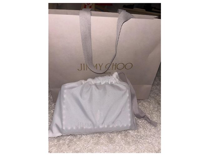 Jimmy Choo CARTERA/CADENA | U OSPA | 230 NEGRO/BLANCO Plata - vista 6