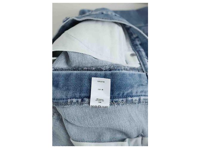 Supreme Jeans dritti in cotone blu - vista 6