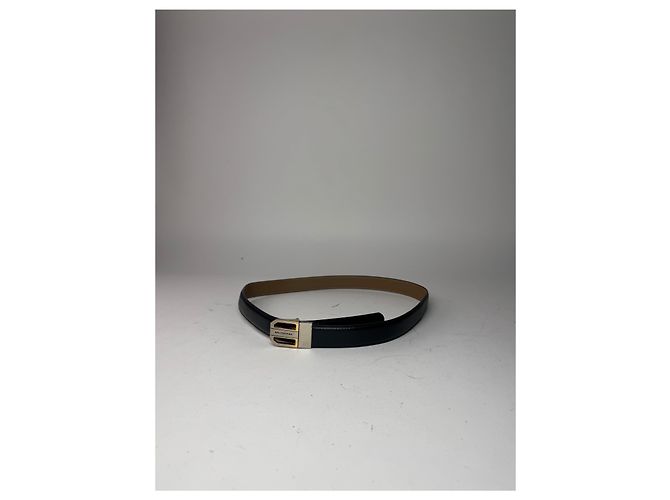 Vintage Balenciaga Ledergürtel schwarz - Ansicht 4