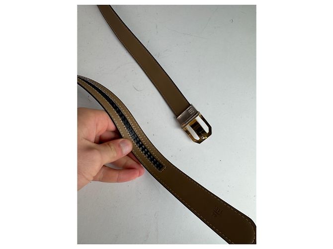 Vintage Balenciaga Ledergürtel schwarz - Ansicht 5