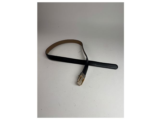 Vintage Balenciaga Ledergürtel schwarz - Ansicht 6
